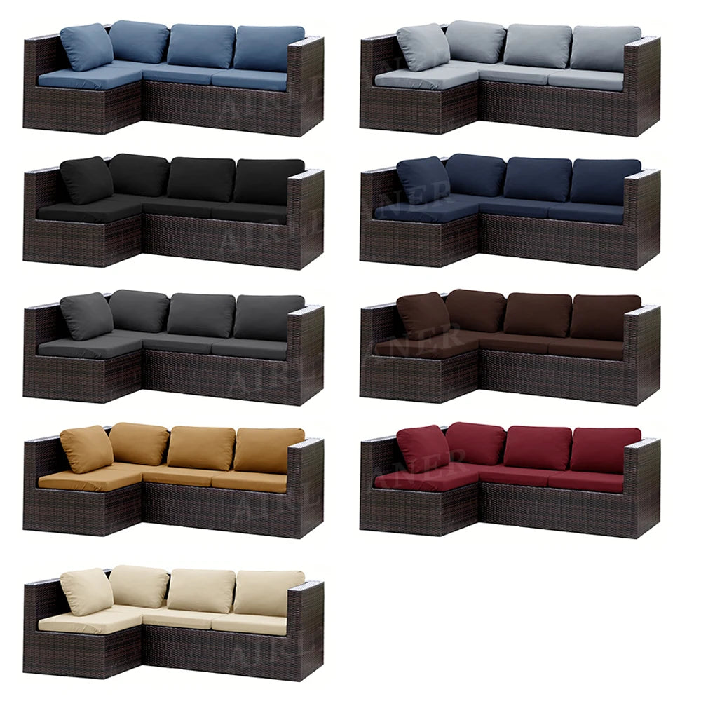 Housse de Coussin Classique Extensible | Salon de Jardin Extérieur & Intérieur