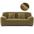 Velours Vert Army - Housse De Canapé Extensible