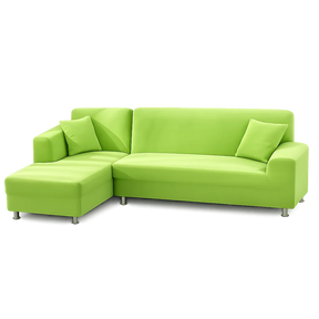 Vert Pomme Bonbon - Housse de Canapé d’Angle Extensible