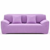 Violet Clair - Housse de Canapé Extensible