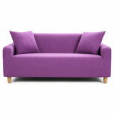 Violet Lavande - Housse de Canapé Extensible