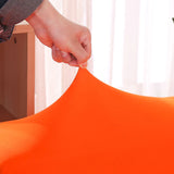 Orange - Housse de Canapé d’Angle Extensible
