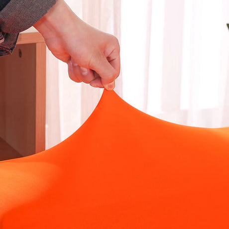 Orange - Housse de Canapé d’Angle Extensible