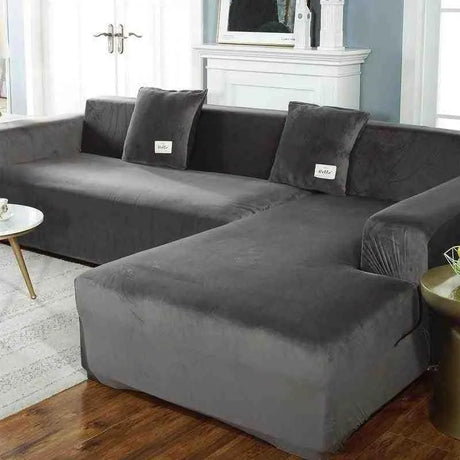 housse-de-canape-dangle-en-velours-gris – La Maison de la Housse