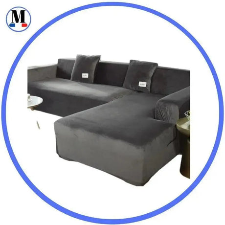 housse-de-canape-dangle-en-velours-gris – La Maison de la Housse