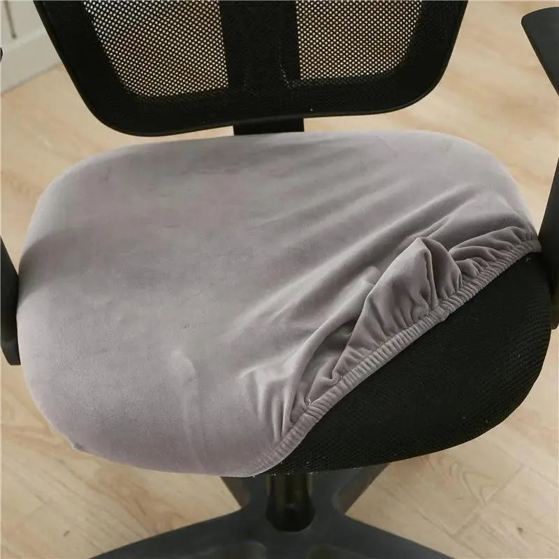 housse-de-chaise-blanc-de-bureau-style-velours – La Maison de la Housse