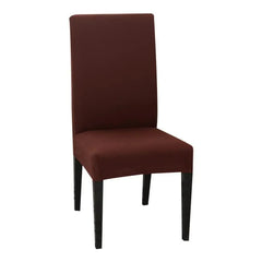 Housse De Chaise Classique Extensible - Marron