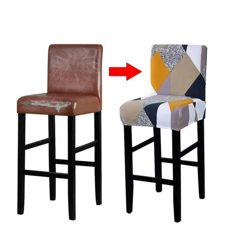 housse-de-chaise-de-bar-en-velours – La Maison de la Housse