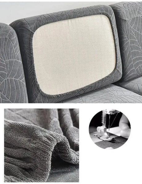housse-de-coussin-dassise-pour-canape-motif-jacquard-velours-bleu-canard – La Maison de la Housse