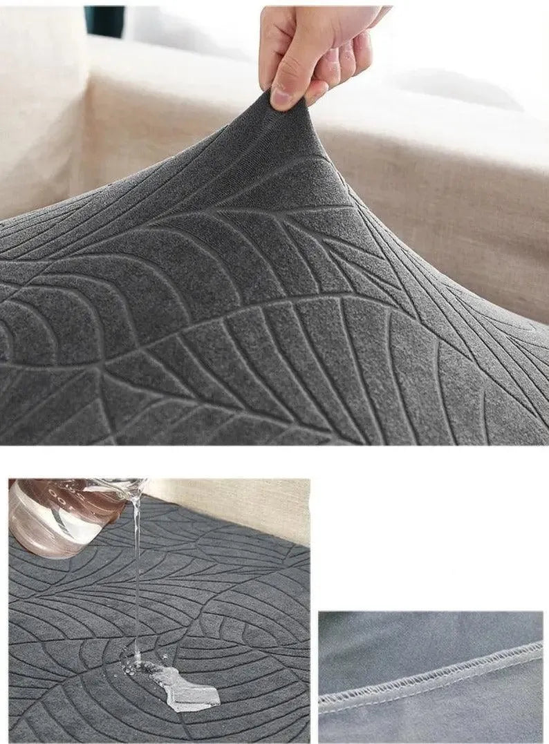 housse-de-coussin-dassise-pour-canape-motif-jacquard-velours-gris – La Maison de la Housse