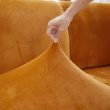 housse-de-coussin-de-siege-dassise-en-velours-orange-canape-fauteuil – La Maison de la Housse