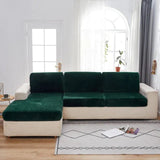 housse-de-coussin-de-siege-dassise-en-velours-vert-fonce-canape-fauteuil – La Maison de la Housse