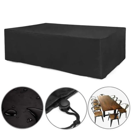 housse-de-protection-noir-table-de-jardin-exterieur-waterproof – La Maison de la Housse