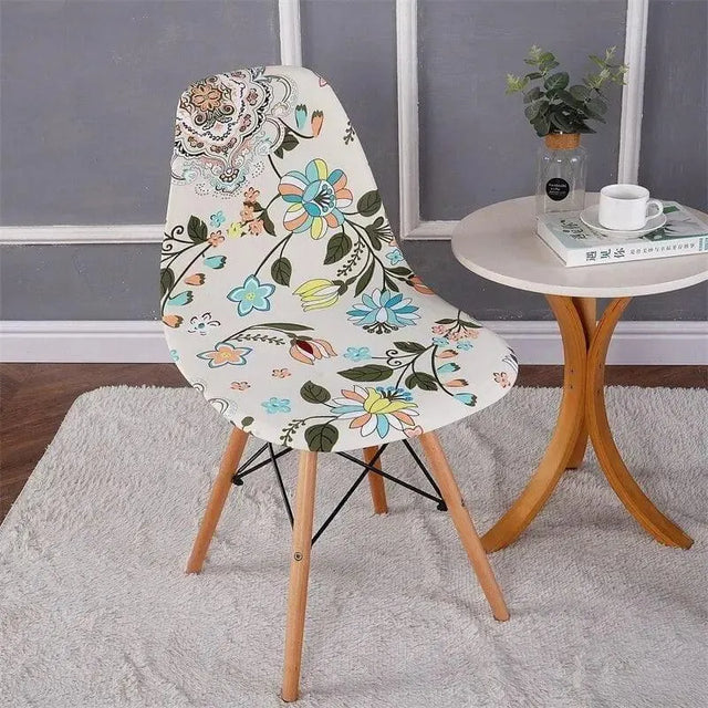 housse-pour-chaise-scandinave-floral – La Maison de la Housse