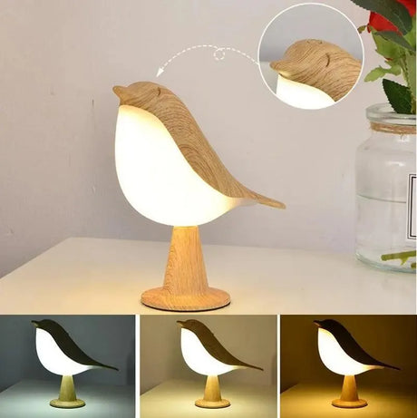 lampe-led-oiseau-en-bois – La Maison de la Housse