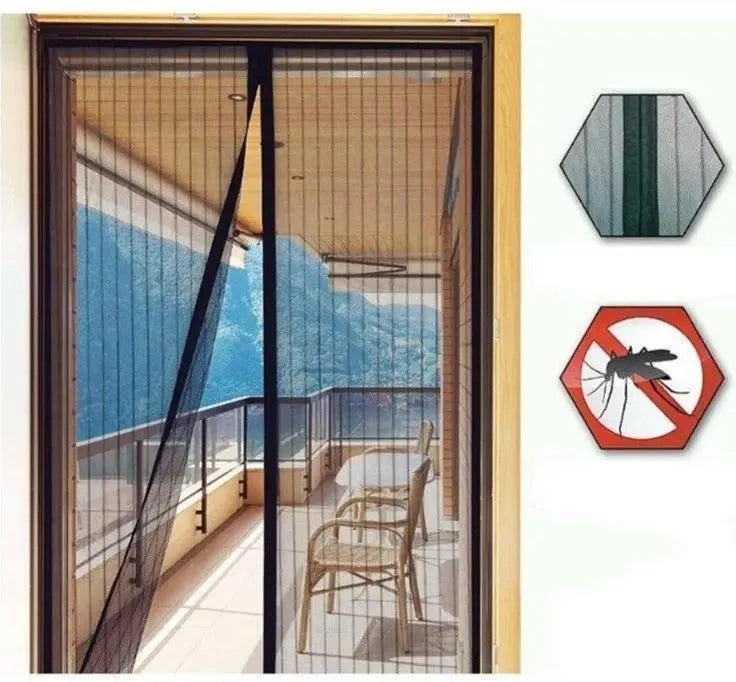 moustiquaire-rideau-de-porte-anti-insectes-sans-percage-210-x-100cm – La Maison de la Housse